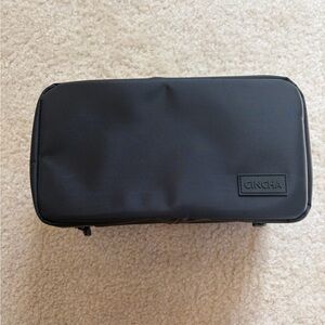 CINCHA Black Toiletry Bag, Small